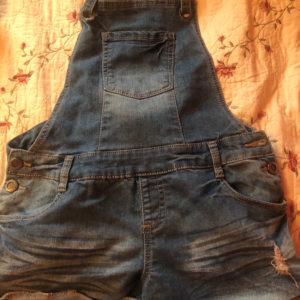 Overall Shorts